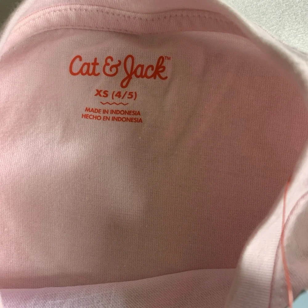 Cat&Jack‎ Toddler Girl Shorts & Long Sleeve Shirt Size XS -4-5 ) 4Piece Bundle